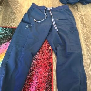 dolan xsp navy blue scrubs with xxs navy one pocket top